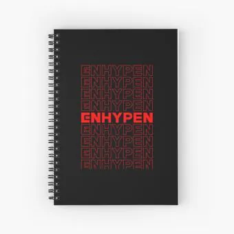 Enhypen K pop Notebook — Blue Stylish Ver.