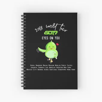 Got7 Spiral Notebook Eyes On You — Green Collectible Ver.