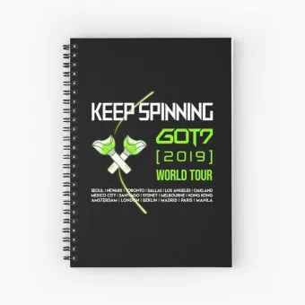 Got7 Journal KEEP SPINNING — Navy Exclusive Ver.