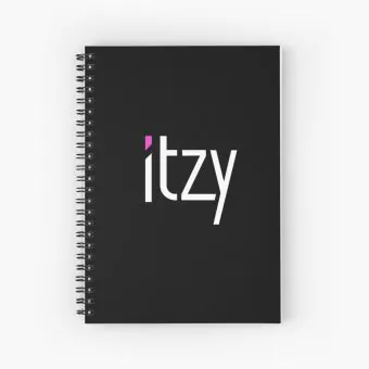 Itzy Spiral Notebook — Red Retro Ver.