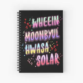 دفتر ملاحظات Mamamoo — إصدار "All Members Names" • ورق مربعات — Mamamoo Limited Edition