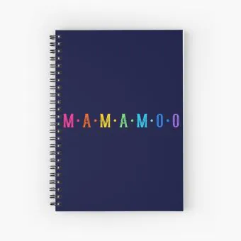 نوت بوك Mamamoo — إصدار "Typography" • ورق مربعات — Mamamoo Limited Edition