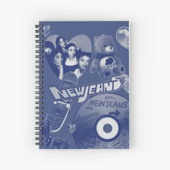 Newjeans Spiral Notebook Fandom — Gold Classic Ver.