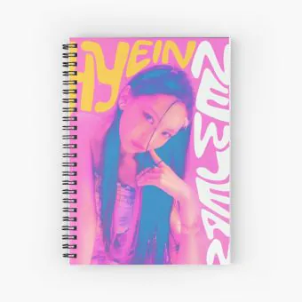 Newjeans Spiral Notebook Hyein — Navy Collectible Ver.