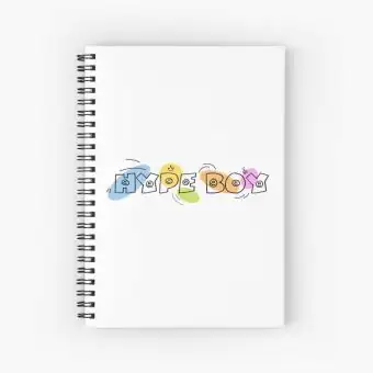 Newjeans Spiral Notebook Hype Boy (Grid) — Green Stylish Ver.