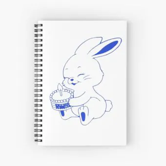 دفتر حلزوني Newjeans — إصدار "BUNNIES ARTWORK" — Newjeans Limited Edition