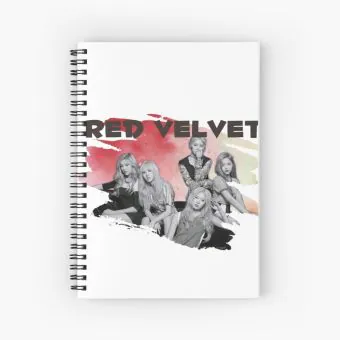 Red Velvet Spiral Notebook Signature — Black Classic Ver.