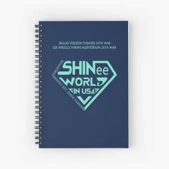 Shinee K pop Notebook Signature — Black Limited Ver.