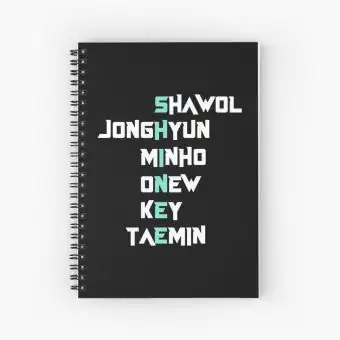Shinee Spiral Notebook Signature — Green Collectible Ver.