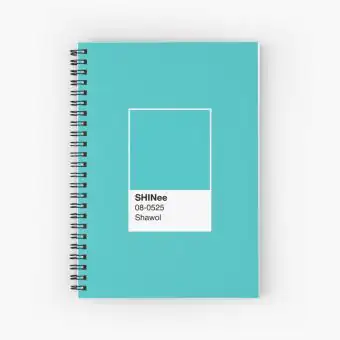 Shinee Spiral Notebook Signature — Blue Casual Ver.