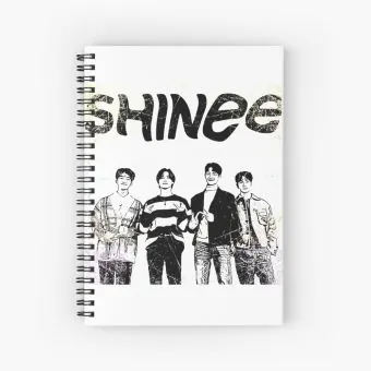 Shinee Notebook Signature — Silver Casual Ver.