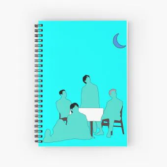 Shinee K pop Notebook Signature — Black Casual Ver.