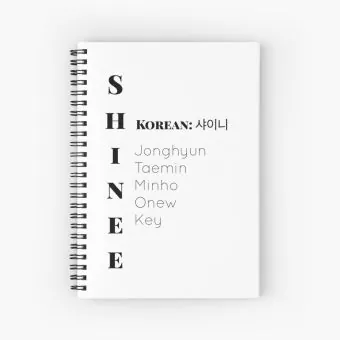 Shinee Notepad Signature — Beige Collectible Ver.