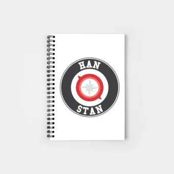 Stray Kids Spiral Notebook HAN — Beige Collectible Ver.
