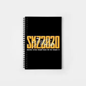 Stray Kids Spiral Notebook SKZ2020 — Black Classic Ver.