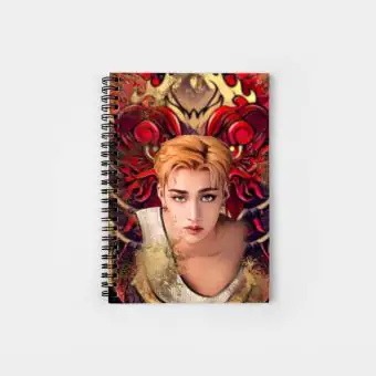 Stray Kids K pop Notebook Bang Chan — Purple Edition