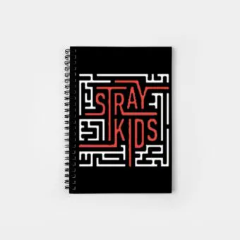 Stray Kids Journal Miroh Typography (Grid) — Navy Premium Ver.
