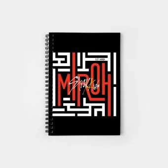 Stray Kids Spiral Notebook MIROH — Red Exclusive Ver.