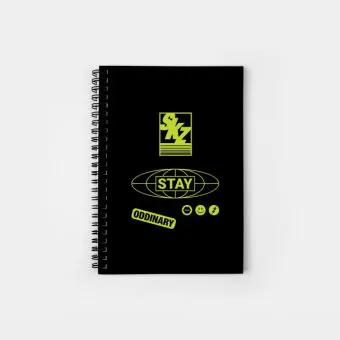 Stray Kids Notebook ODDINARY (Grid) — White Casual Ver.