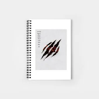 Stray Kids K pop Notebook Scars — Navy Premium Ver.