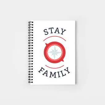 Stray Kids Notebook Stay Family — Black Casual Ver.