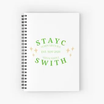 Stayc Notebook — White Classic Ver.