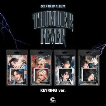 البوم اصلي النسخة العشوائية CIX 7th EP THUNDER FEVER Keyring