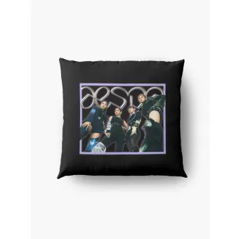 Aespa Plush Pillow Signature — White Retro Ver.
