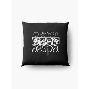 Aespa Plush Pillow Artwork — Retro Ver.