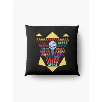 وسادة ديكور Aespa — إصدار "LOGO" — Aespa Limited Edition