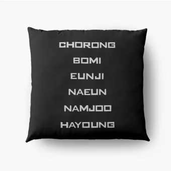 Apink Cushion All Members Names — Pink Stylish Ver.