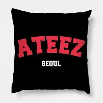 Ateez Throw Pillow — Navy Casual Ver.