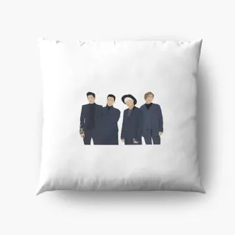 Big Bang Throw Pillow Signature — Navy Retro Ver.