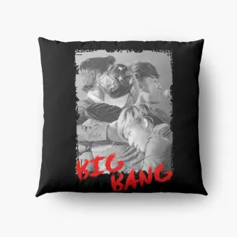 Big Bang Plush Pillow Signature — Black Collectible Ver.