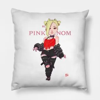 Black Pink Cushion Rose — Beige Retro Ver.