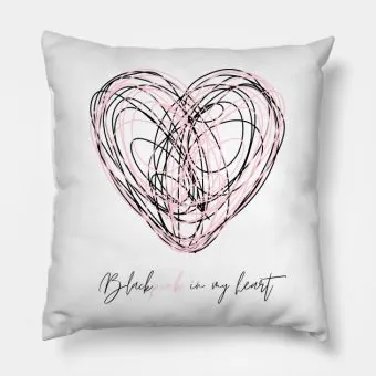وسادة بلَش Black Pink — إصدار "In My Heart" • شكل قلب — Black Pink Limited Edition