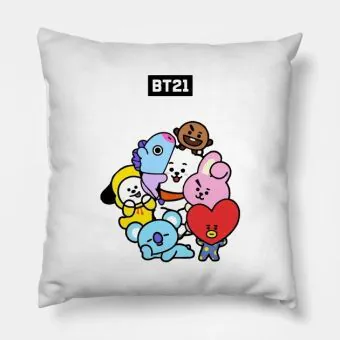 وسادة ديكور Bt21 — إصدار "BT21" — Bt21 Limited Edition
