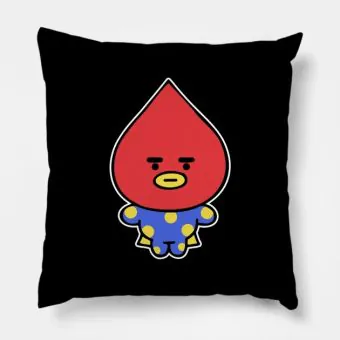 Bt21 Throw Pillow — Black Edition
