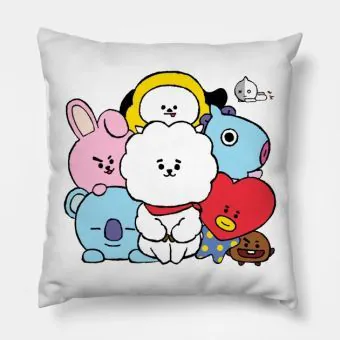 وسادة ديكور Bt21 — إصدار "BT21" — Bt21 Limited Edition