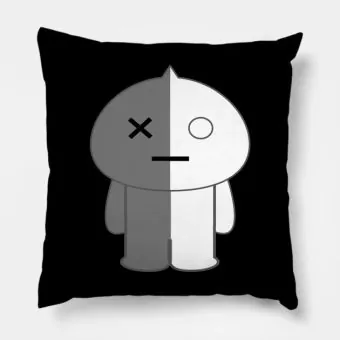 Bt21 Plush Pillow — White Retro Ver.