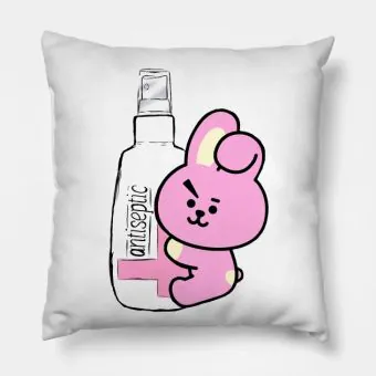 Bt21 Throw Pillow — Green Collectible Ver.