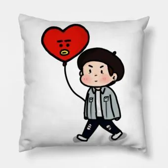 Bt21 Plush Pillow — Silver Retro Ver.