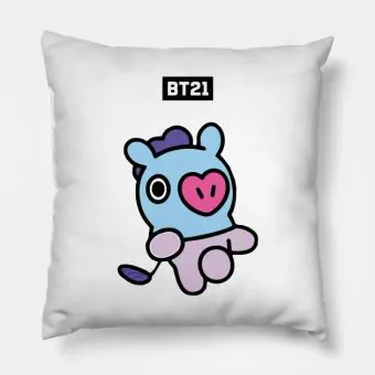 Bt21 Plush Pillow — Blue Deluxe Ver.