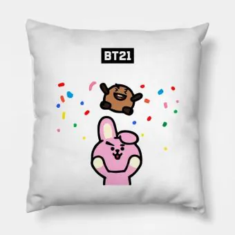 وسادة ديكور Bt21 — إصدار "BT21" — Bt21 Limited Edition