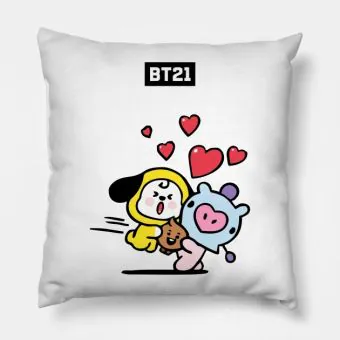 Bt21 Plush Pillow — Green Edition