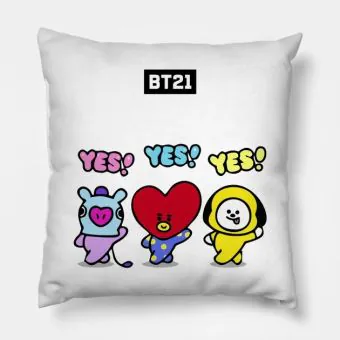 Bt21 Cushion — Pink Casual Ver.