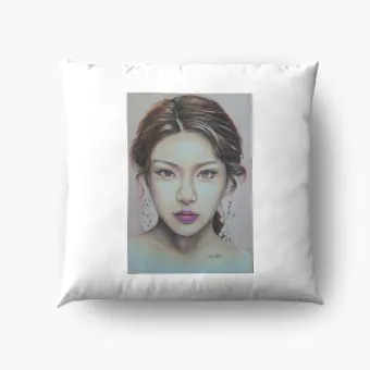 Chung Ha Plush Pillow Signature — Navy Retro Ver.