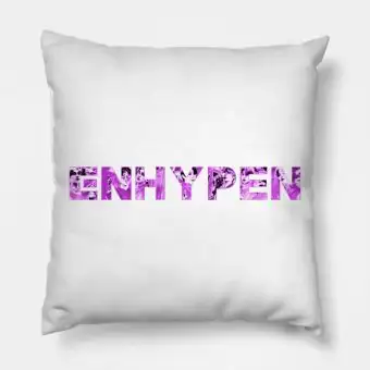 Enhypen Throw Pillow — Pink Casual Ver.