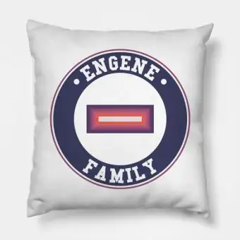 Enhypen Throw Pillow — Navy Classic Ver.
