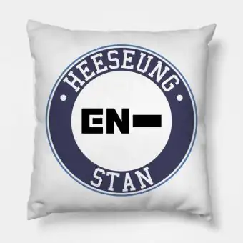 Enhypen Throw Pillow — Black Deluxe Ver.